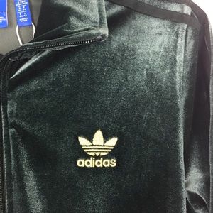 adidas originals firebird velvet track top